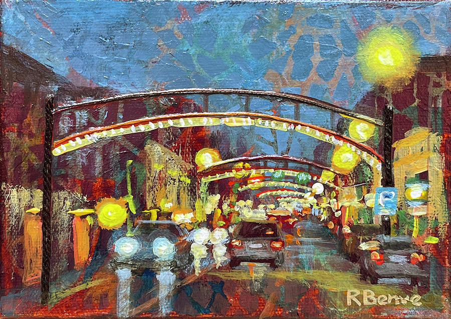 Vibrant Short North #25 Painting by Robie Benve