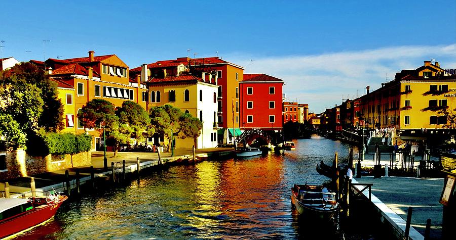 Vibrant Venice Photograph by Chris Bavelles
