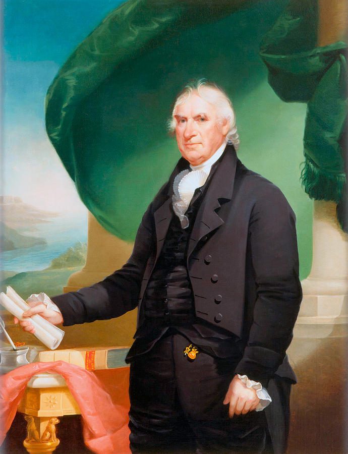 Vice President George Clinton - Ezra Ames 1814 Painting by War Is Hell Store