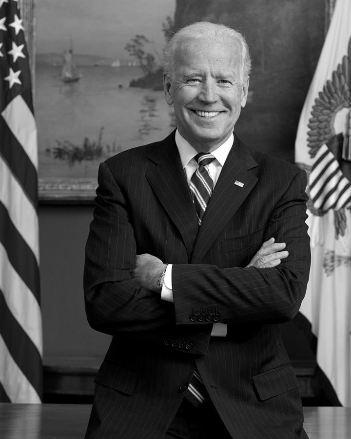 Vice President Joe Biden Official Portrait - 2013 Photograph by War Is Hell Store