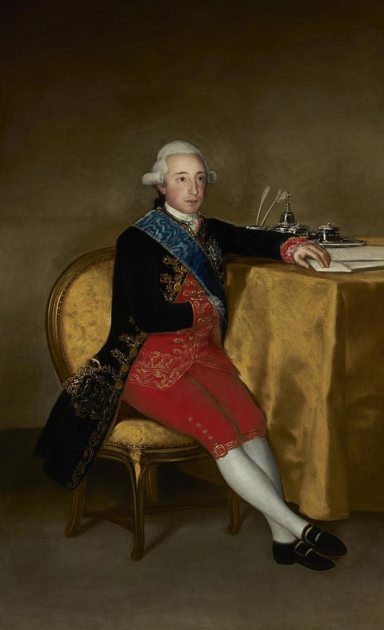 Vicente Joaquin Osorio de Moscoso conde de Altamira Painting by