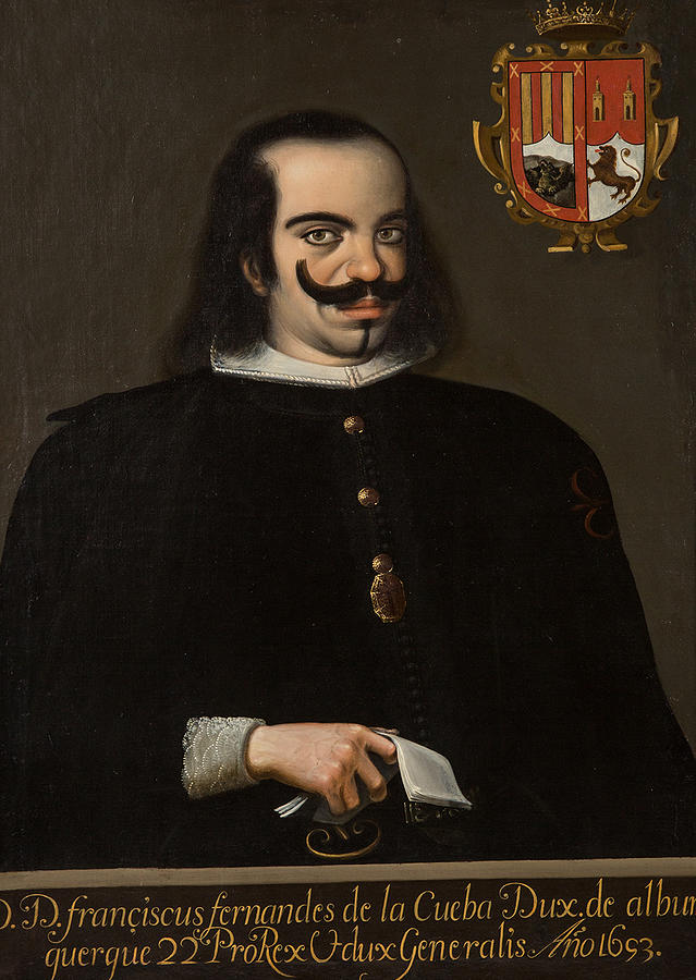 Duke University Painting -  Viceroy Francisco Fernandez de la Cueva  8th Duke of Alburquerque  1619-1676  Virrey Francisco Fern by Anonymous
