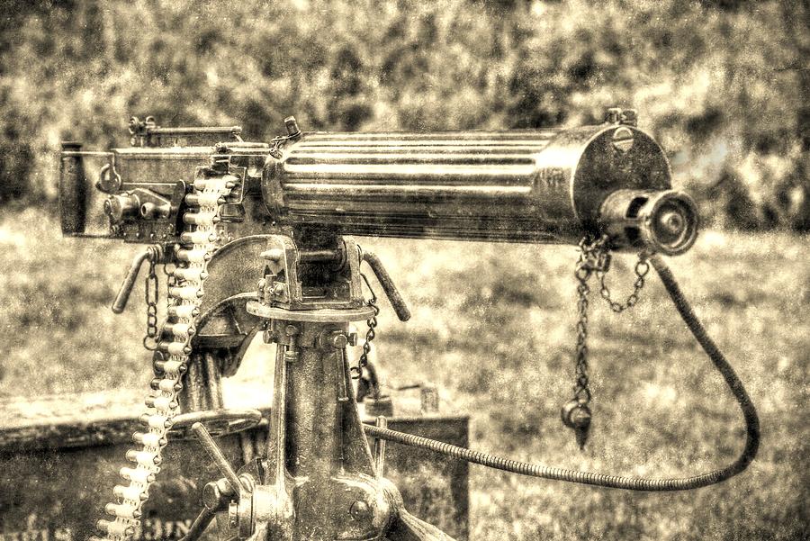 Vickers Machine Gun Vintage Print Photograph By David Pyatt Fine Art America