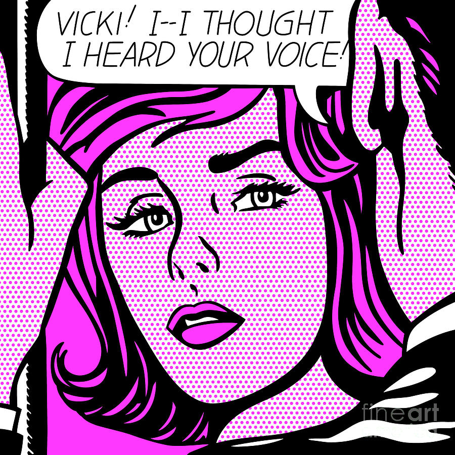 Vicki I Thought I Heard Your Voice Blackpink Digital Art