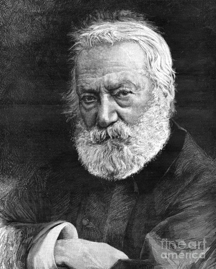 Victor Hugo Drawing by Granger