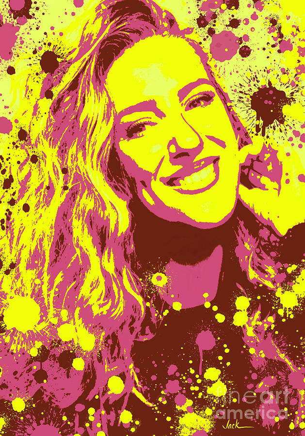 Azarenka Painting - Victoria Azarenka by Jack Bunds Azarenka Painting - Victoria Azarenka by Jack Bunds