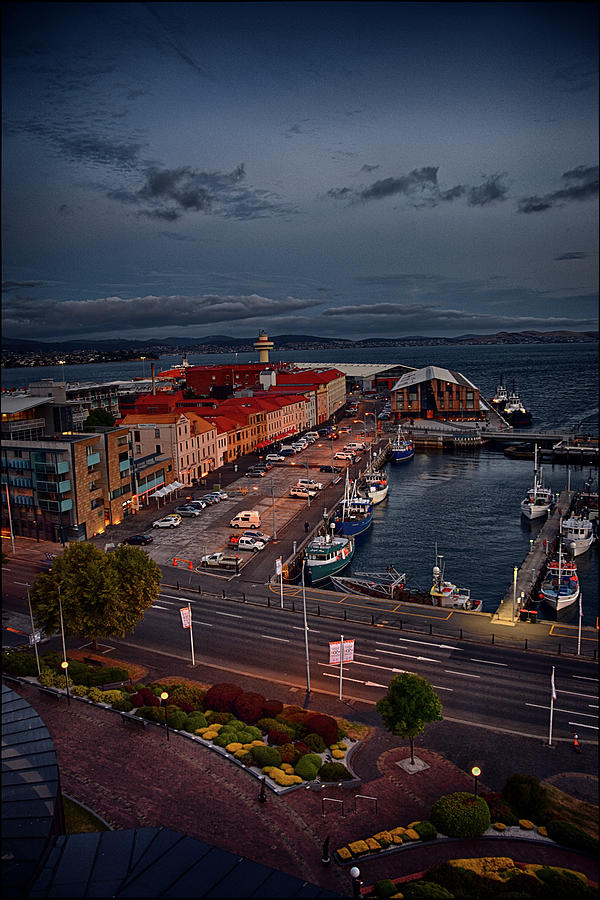 Victoria Dock at dusk Photograph by Andrei SKY