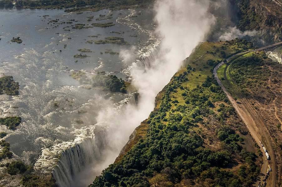 Victoria Falls Digital Art by Hans Wagemaker - Fine Art America