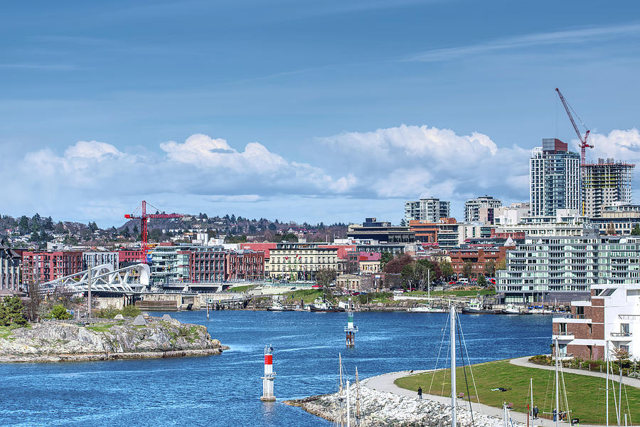 Victoria Harbor Print Photograph by David Barker - Fine Art America