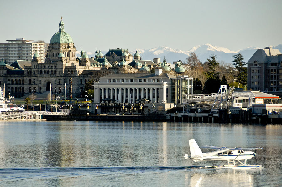 Victoria Inner Harbour Photograph by Silentfoto