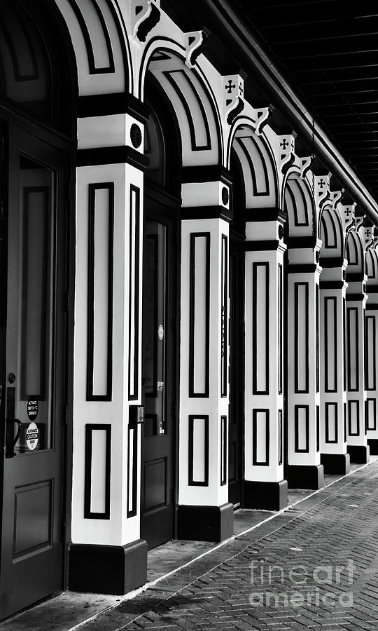 Victorian Black and White Architecture Photograph by Linda Bianic
