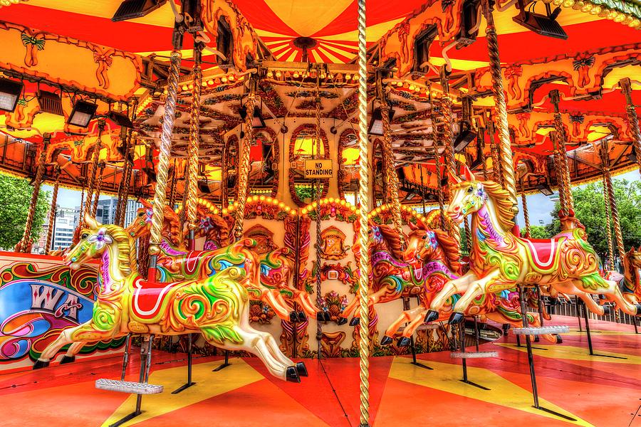 Victorian Carousel Photograph by David Pyatt - Fine Art America