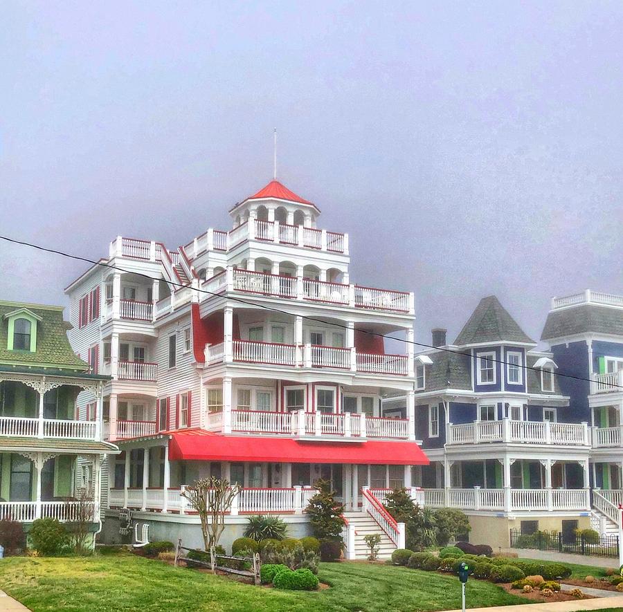 Victorian Homes at Cape May Photograph by William E Rogers - Fine Art ...