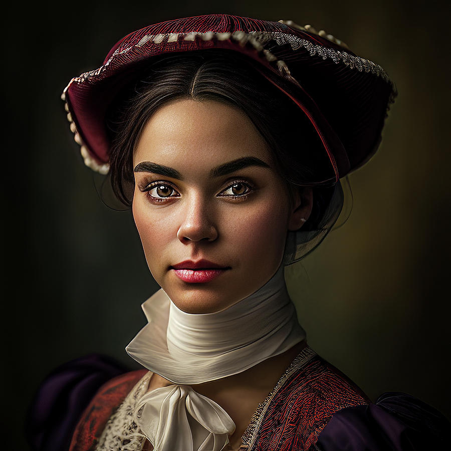 Victorian Lady Digital Art by Fine Art Attic - Fine Art America