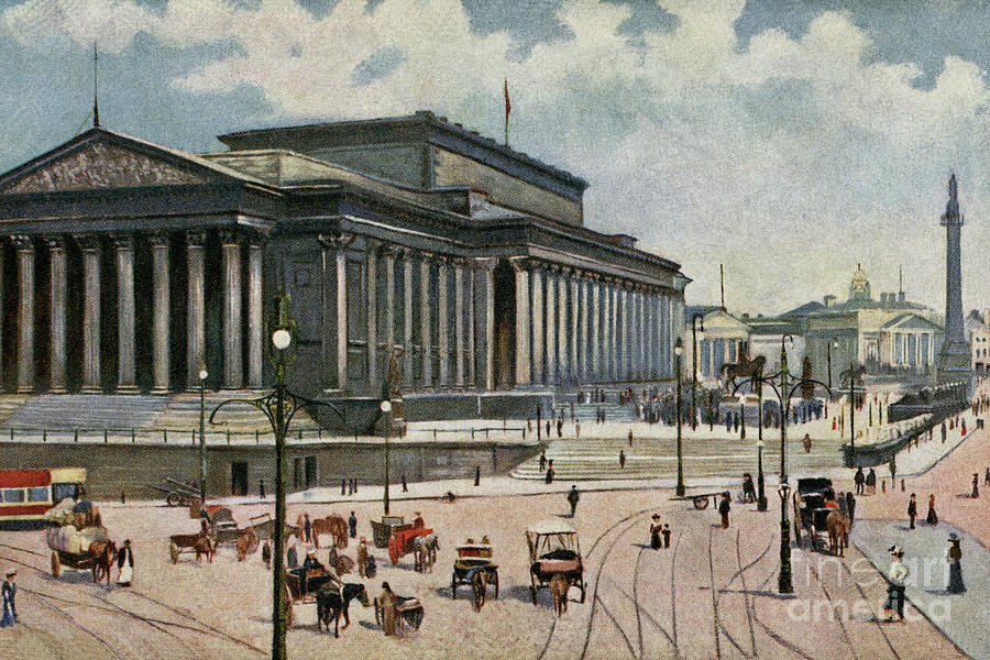 Victorian Liverpool St Georges Hall Drawing by Aapshop