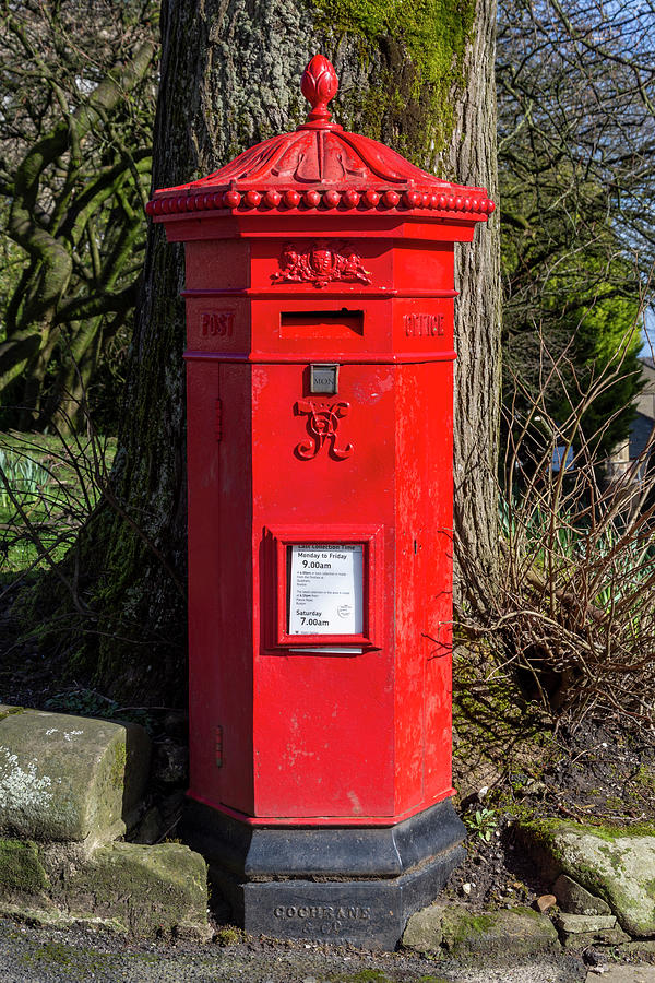 Victorian post box Photograph by Steev Stamford