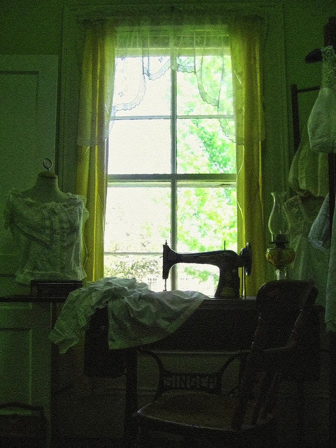Victorian style sewing room Photograph by Tatiana Travelways