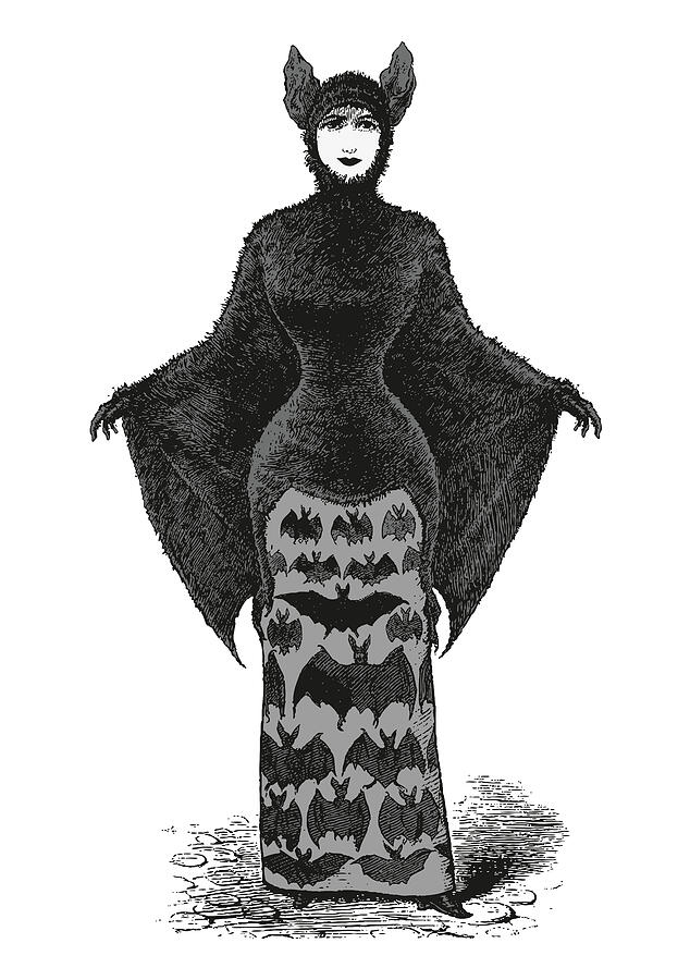 Victorian Vampiress - Victorian Halloween Costume Digital Art by Eclectic at Heart