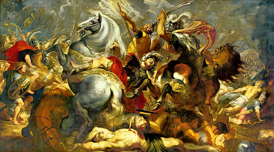 Victory and Death of the Consul Decius Mus in Battle Painting by Peter Paul Rubens