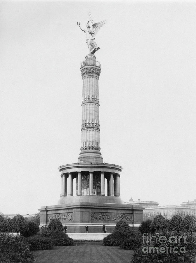VICTORY COLUMN, BERLIN c1880 Photograph by Friedrich Albert Schwartz