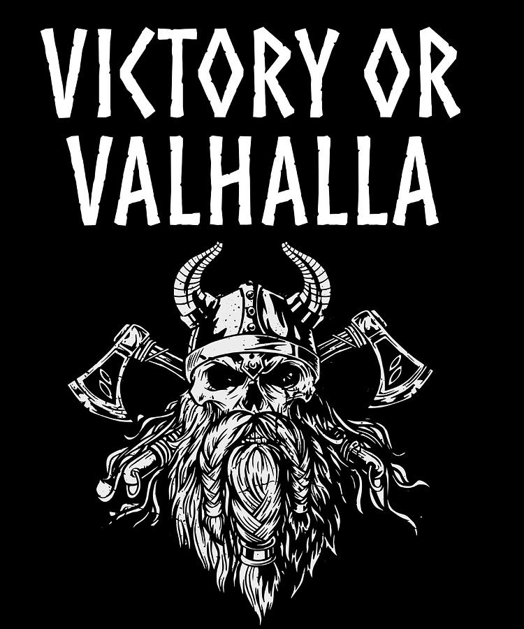 Victory or Valhalla Viking 80s Painting by Wilkinson Hughes - Fine Art ...