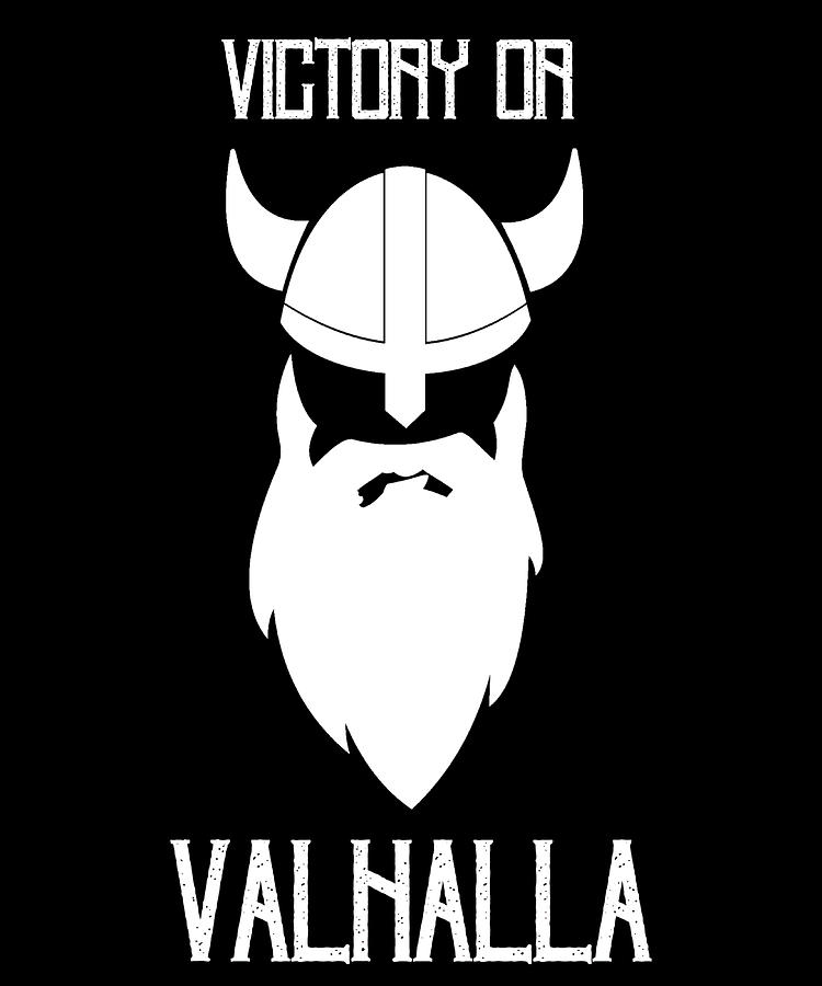 Victory Or Valhalla Viking Warrior Afterlife Painting by Morgan Freddie ...