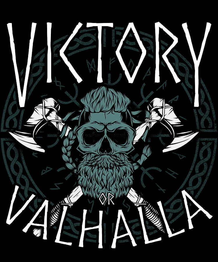 Victory or Valhalla Vikings 70s Painting by Brandon Gray | Pixels