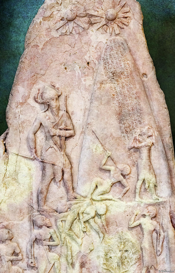 Victory stele of Naram Sin 03 Photograph by Weston Westmoreland