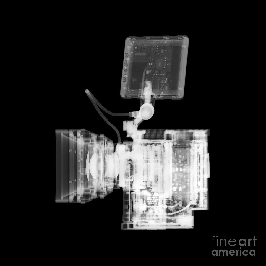 Video camera, X-ray. Photograph by Science Photo Library