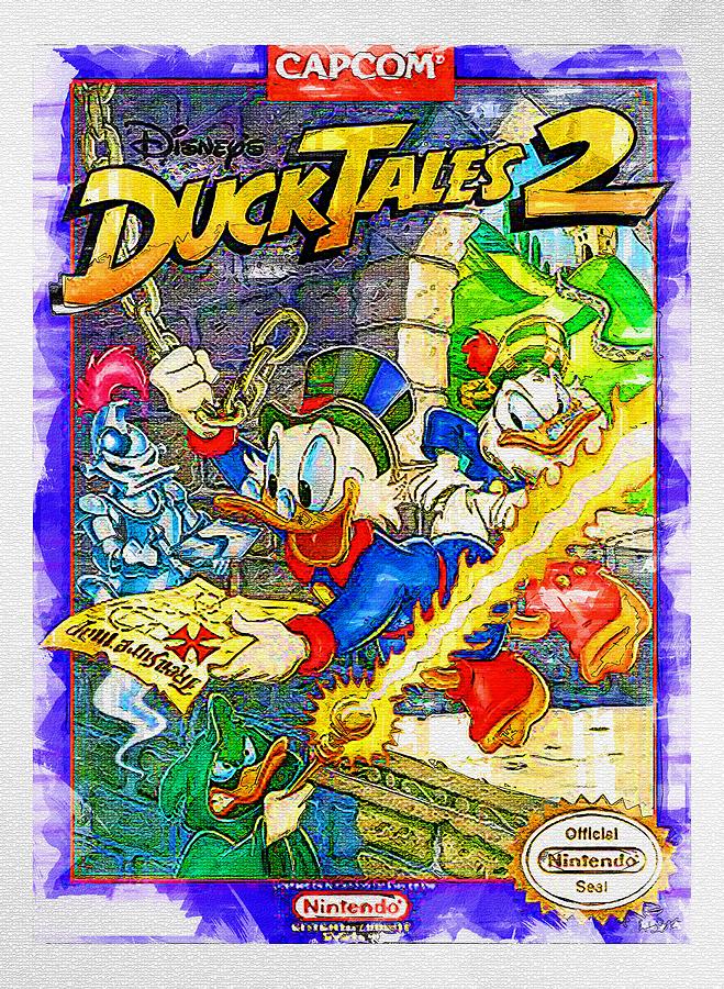 Video Game Ducktales Digital Art by Keagan Arcelina - Pixels