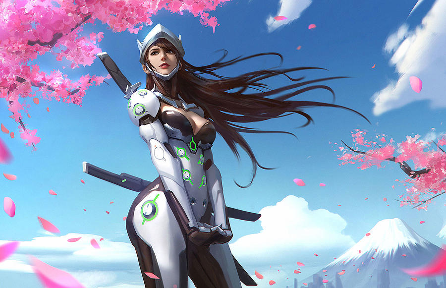 Video Game Overwatch Genji Genderbend Digital Art By Shaffer Clarke 