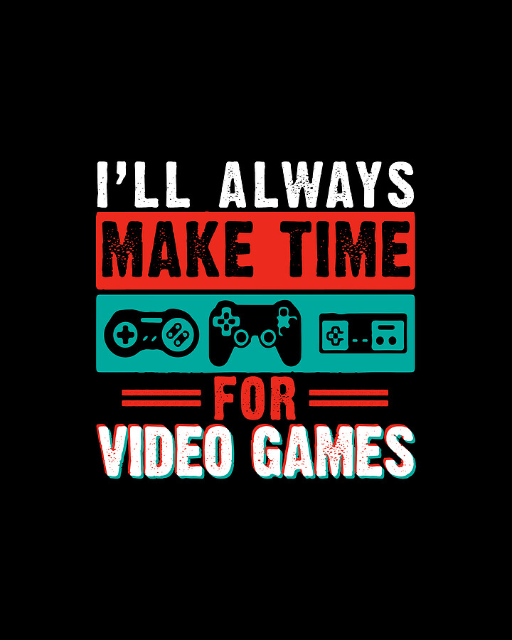 Video Games Lover Player Gamer Fanatic Addict Ehas Digital Art by