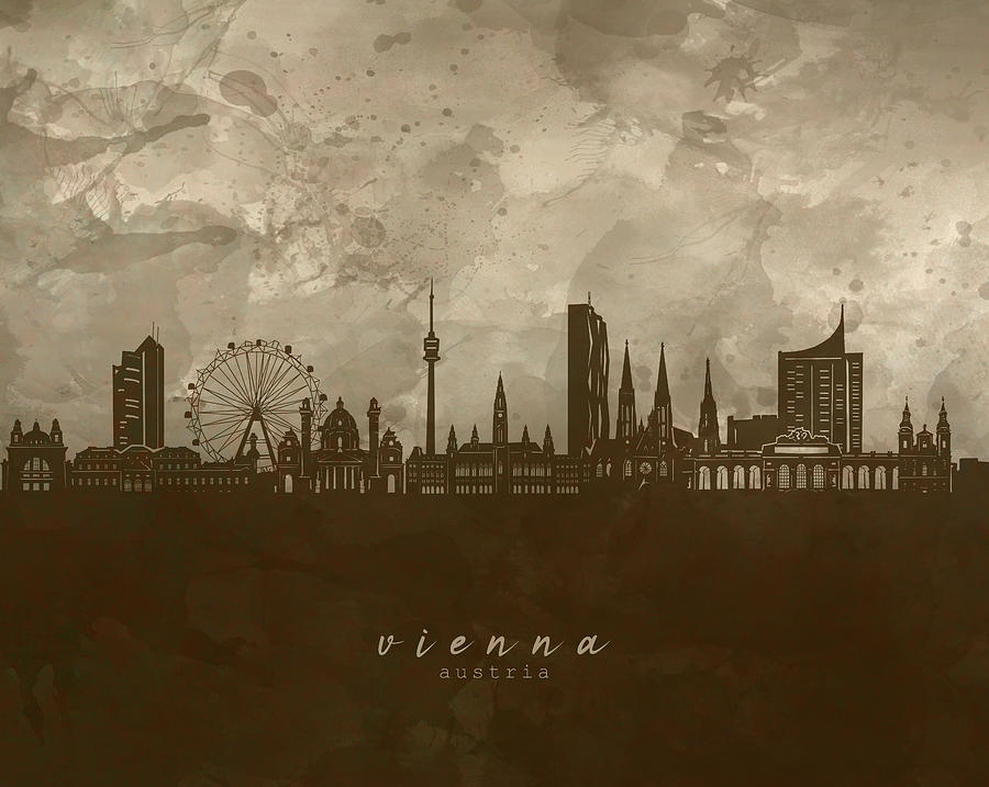 Vienna Skyline Panorama 4 Digital Art