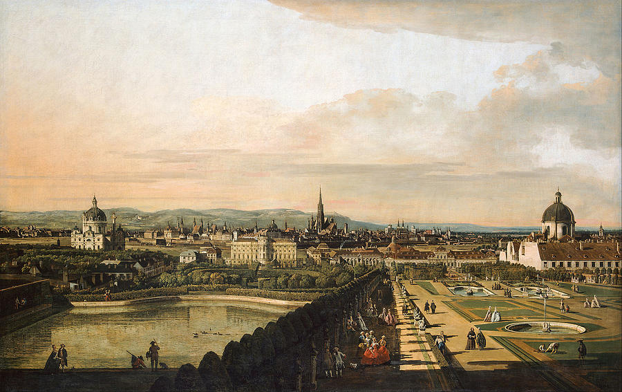 Vienna Viewed from the Belvedere Palace Photograph by Paul Fearn
