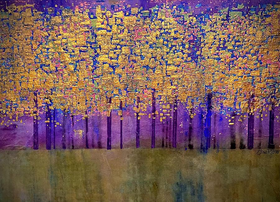 Vienna Woods at Twilight Painting by Elise Ritter