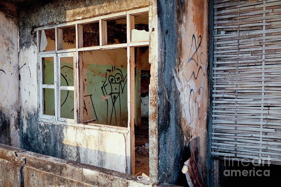 Vientiane Graffiti Photograph by Dean Harte