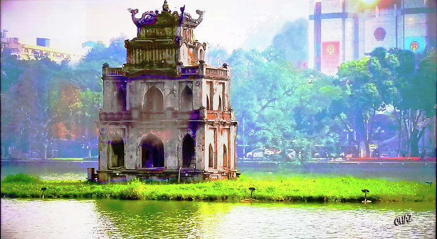 Vietnam Mausoleum Digital Art by CHAZ Daugherty