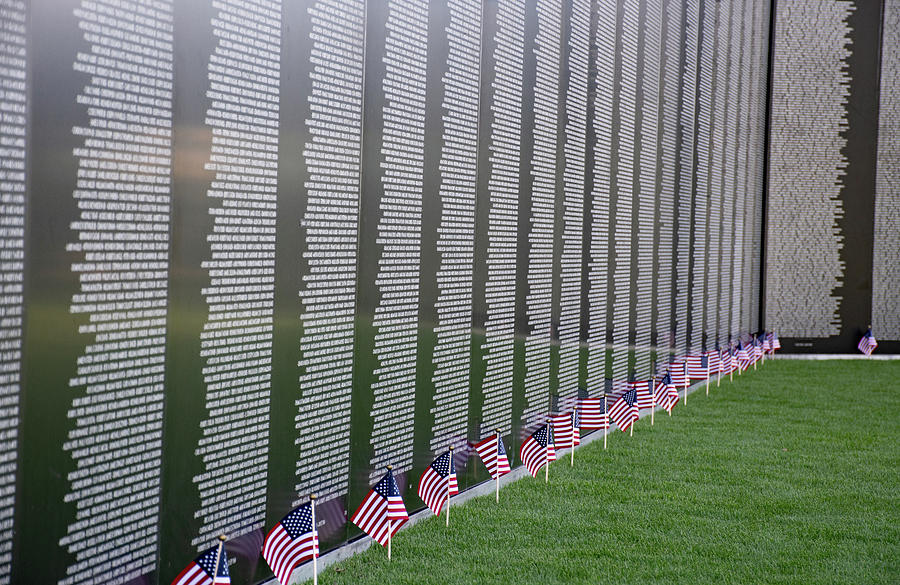 Vietnam Memorial Wall Photograph