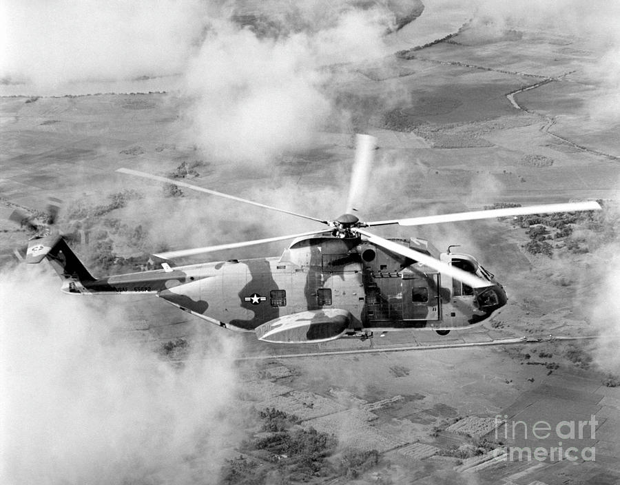 Vietnam War Helicopter Photograph by Granger