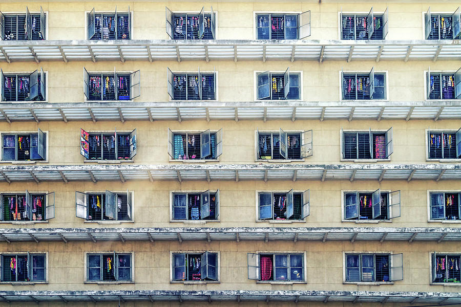 Vietnam windows  Photograph by Stelios Kleanthous