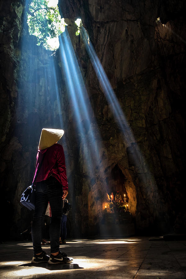 Vietnamese at Marble Mountain Photograph by Arj Munoz Vietnamese at Marble Mountain Photograph by Arj Munoz