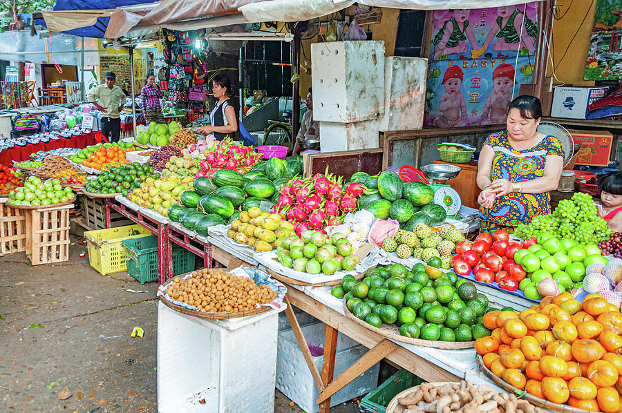 Vietnamese Market Photograph by Rob Hemphill
