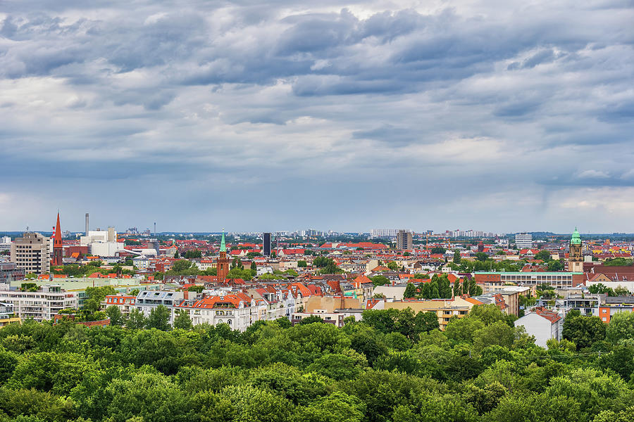 View Above City of Berlin Photograph by Artur Bogacki
