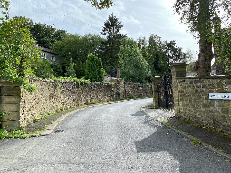 View Along Thwaites Brow Road in Keighley, UK Photograph by Derek ...