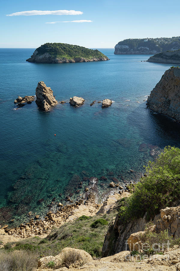 View At Cap Prim, Cliffs And Mediterranean Sea In Javea Photograph