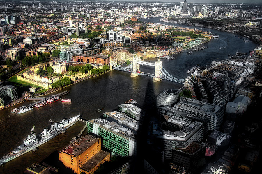 View for The Shard Photograph by Jim Albritton