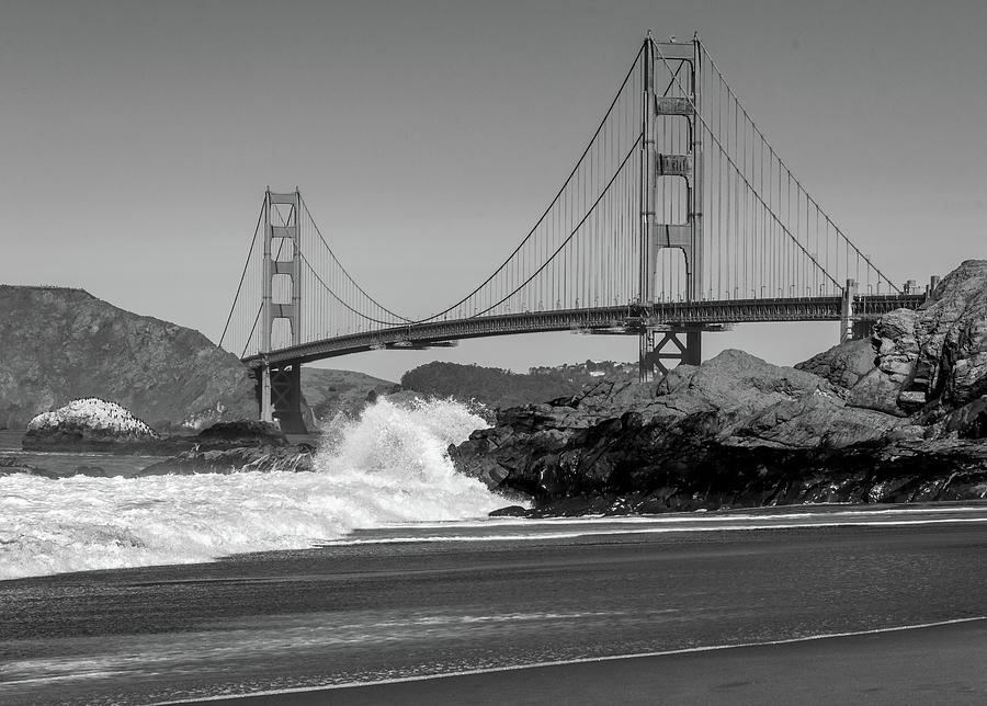 Golden Gate Bridge from Baker Beach Photograph by Ken Stampfer