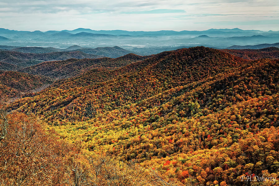 Fall Photograph - View From Blue Springs Gap by Phill Doherty