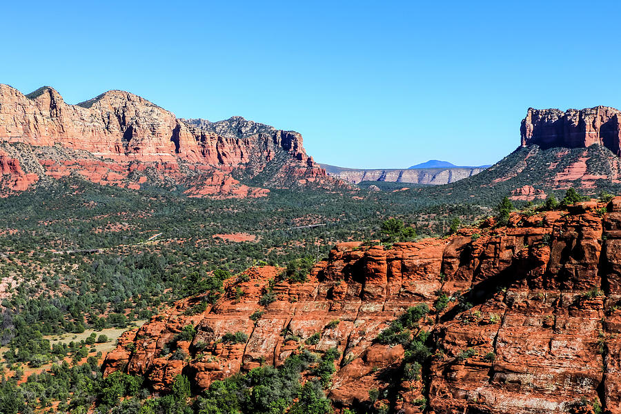 View from Cathedral Rock, Sedona Photograph by Dawn Richards