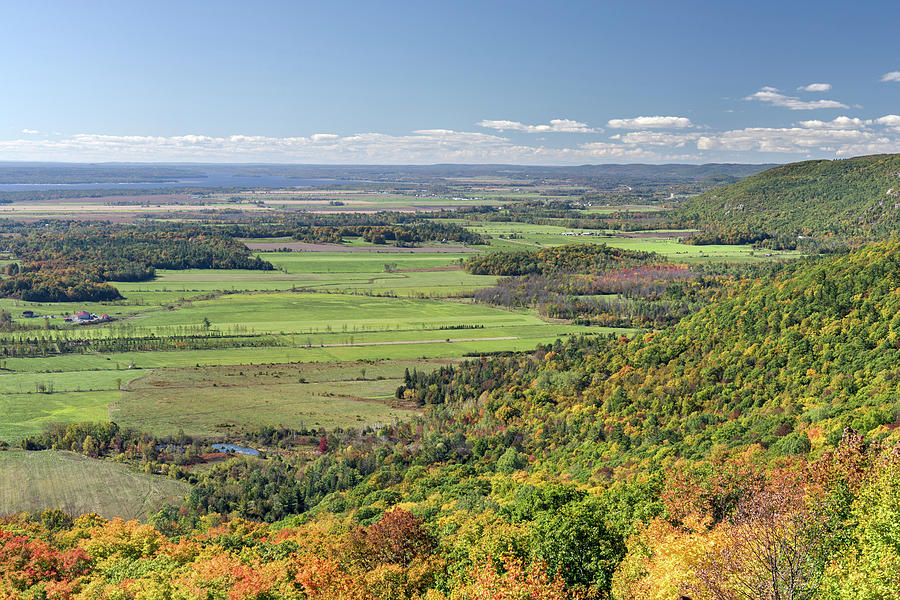 View from Champlain Lookout in Gatineau Park Photograph by Michael Russell